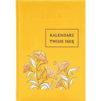 Kalendář Knižkový kalendář 2026 A5 žlutý