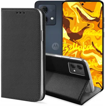 Pouzdro na mobilní telefon Pouzdro s klopou Hello Case pro Motorola Moto G82 5G, černé