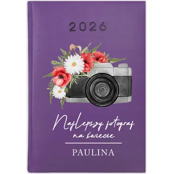 Kalendář Knihový kalendář 2026 A5 fialový