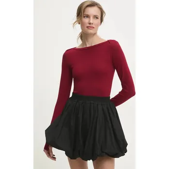 Pánské tričko Tričko s dlouhým rukávem Answear.LAB IVVI2.TWK červená 33X, vel. L