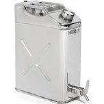 Bezpečnostní kanystr FALCON z nerezové oceli, s plnicím kohoutem, těsnění EPDM, 20 litrů