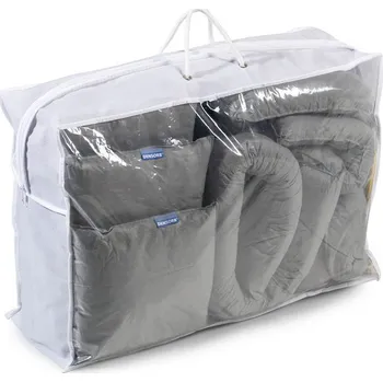 Sorbent DENSORB® sorpční havarijní sada v transparentní přenosné tašce, provedení Univerzál, 60 litrů