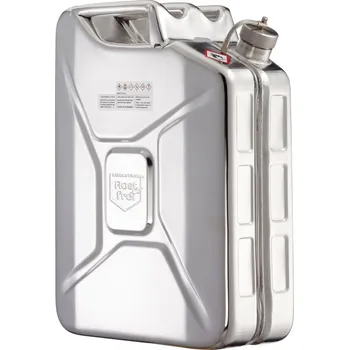 Kanystr Bezpečnostní kanystr z nerezu, víko s přetlakovým ventilem, objem 20 l