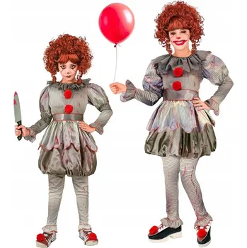 Karnevalový kostým Kostým Vražedný klaun Kostým Převlek na Halloween Killer Clown 116