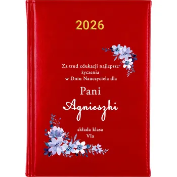 Kalendář Knižní kalendář 2026 A5 červený