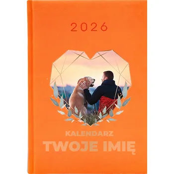 Kalendář Knižkový kalendář 2026 A5 oranžový