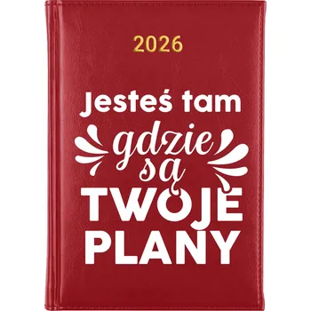 Kalendář Knižní kalendář 2026 A5 červený