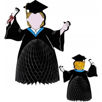 Party dekorace Dekorace pro absolventa, medová plástev, 3D