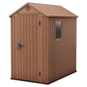 Zahradní stavba KETER Zahradní domek Darwin s podlahou 4 x 6 126 x 205 x 184 cm hnědá