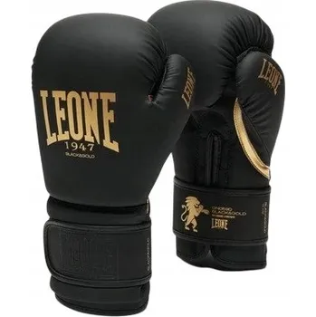Boxerské rukavice Boxerské rukavice Leone Black&Gold 16 oz