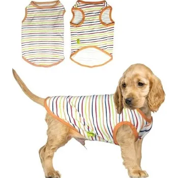 Obleček pro psa Psí svetr PetSmiler, pruhovaný, pro malé psy, zelený, modrý, XL