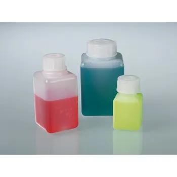 Krycí sklíčko k mikroskopu Lahev s úzkým hrdlem z HDPE, čtvercový tvar, 20 ml, BJ = 200 kusů