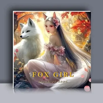 omalovánky Omalovánky pro klid duše - Dívka liška