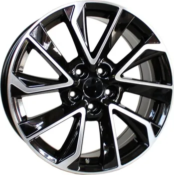 Alu kolo Alu kola Racing Line B5463, 17x7 5x100 ET40, černá + leštění