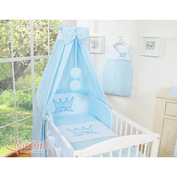 Dekorace do dětského pokoje Bobono Látkový baldachýn - Malý princ/princezna modrá