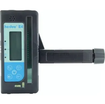 Měřící laser Přijímač Hedü E4 pro lasery s červeným i zeleným paprskem a zobrazením výšky v mm