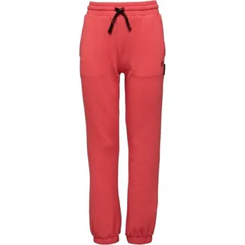 Dívčí tepláky Fitforce TOUNE 116/122 Lososová, Černá