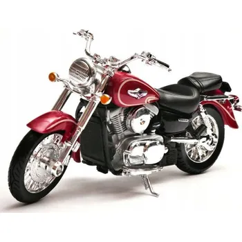autíčko Welly Kawasaki 2002 Vulcan 1500 Mean Streak (red) 1:18