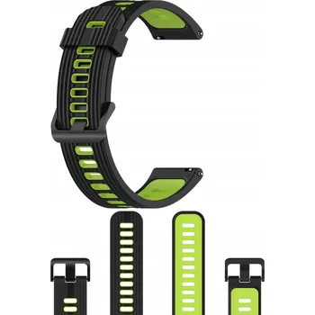 Řemínek na hodinky DVOUBAREVNÝ SILIKONOVÝ ŘEMÍNEK ŘEMÍNEK 22MM PRO HODINKY SAMSUNG AMAZFIT GARMIN
