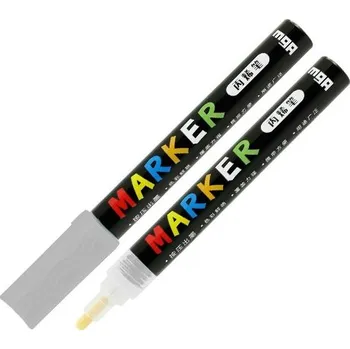 Popisovač akrylový M&G Acrylic Marker 2 mm, Silver S110