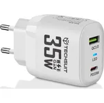 Nabíječka Techsuit Premium Wall Charger GaN USB QC3.0 Type-C PD35W CHPD174