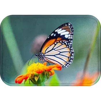 Koupelnová předložka KOUPELNOVÁ PŘEDLOŽKA PROTISKLUZOVÁ 40x60 KOBEREC OBDÉLNÍKOVÝ RYCHLESCHNOUCÍ STYL