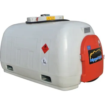 Palivová nádrž Mobilní naftová čerpací stanice typ Hippo, objem 960 litrů, čerpadlo 24 V