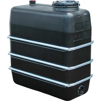 nádrž Nádrž na chemikálie, z polyethylenu (PE), objem 1500 litrů, černá