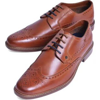 Pánské polobotky Lambretta Harvey Brogue Tan 10 (45)