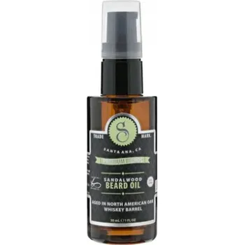 Péče o vousy Suavecito Premium Blend Sandalwood Beard Oil, Vyživující Olej na Vousy 30 ml