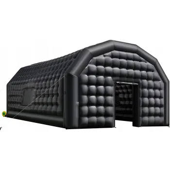 Stan Nafukovací Stan 9x6x4M s Dmychadlem 1100W a Přepravní Taškou Černý