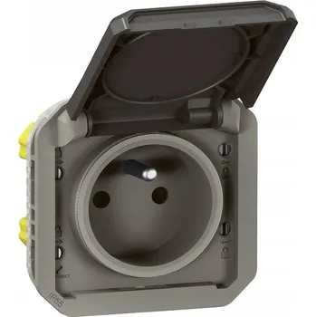 Elektrická zásuvka Elektrická Zásuvka hermetická Legrand šedá