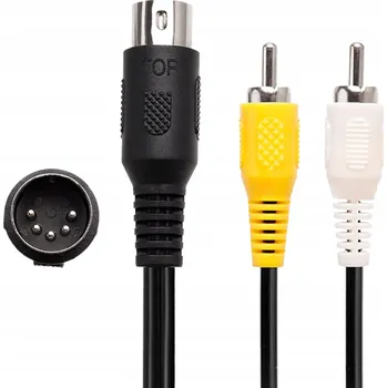 Audio kabel KABEL AUDIO/VIDEO 2x RCA MONO CINCH PRO SEGA GENESIS 1, 180 CM