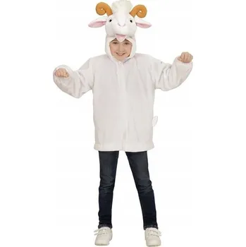 Karnevalový kostým KOSTÝM Z KOZÍHO MIKINA S KAPUCÍ PLYŠOVOU KAPUCÍ 104