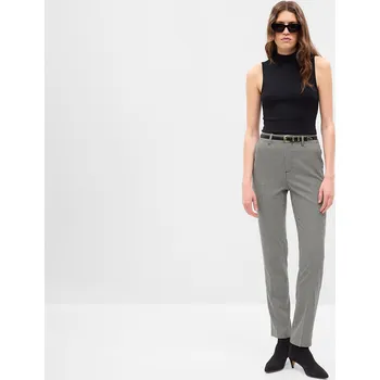 Kalhoty GAP Suiting Trousers Black White Plaid 2