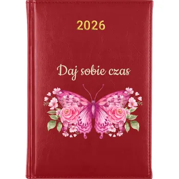 Kalendář Knižní kalendář 2026 A5 červený