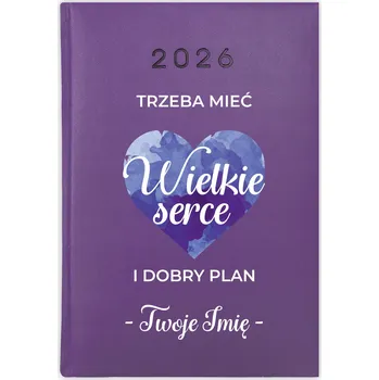 Kalendář Knihový kalendář 2026 A5 fialový
