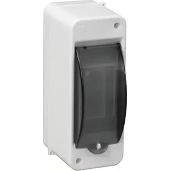 Jistič Kryt jističů SEZ S-2 D bílý s transparentními dvířky pro 2 moduly (SEZ S-2 D)