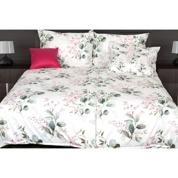 Povlečení Povlečení satén Eukalyptus 140x220 cm