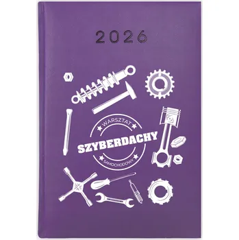 Kalendář Knihový kalendář 2026 A5 fialový