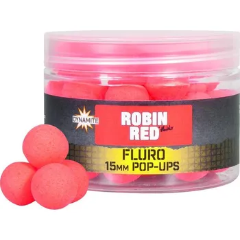 Boilies Dynamite Baits Pop-Ups Fluro Robin Red 15 mm