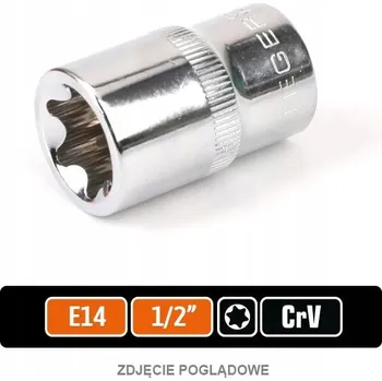 Klíč Nástrčný klíč 1/2" TORX E14 / TEGER