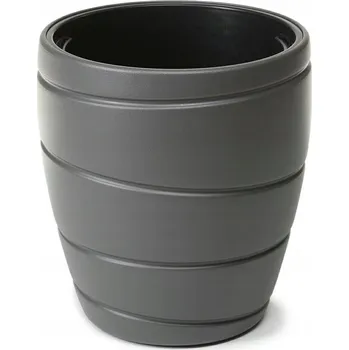 Květináč Šedý plast Květináč HowHomely 40 cm x 40 x 43 cm