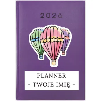 Kalendář Knihový kalendář 2026 A5 fialový