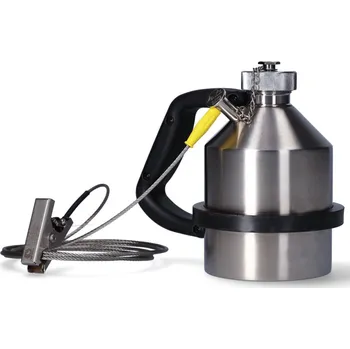 Kanystr FALCON bezpečnostní konev z nerezu, se šroubovacím víkem, 1 litr, se zemnicí přípojkou