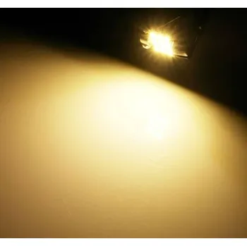 Žárovka Interlook WW Auto LED žárovka C5W 9 SMD 5630 Teplá bílá 42 mm