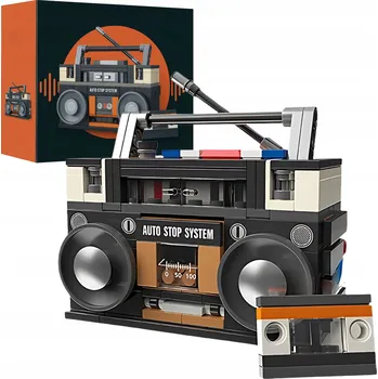 ostatní stavebnice RETRO BOOM BOX RÁDIO MAGNETOFON 168 DÍLKŮ
