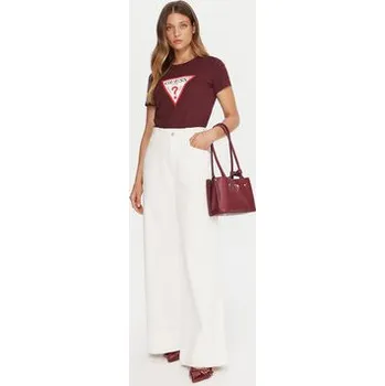 Pánská móda Guess T-Shirt W1YI1B I3Z14 Bordó Regular Fit L