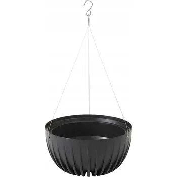 Květináč Květináč 14 x 23,6 cm plast černý