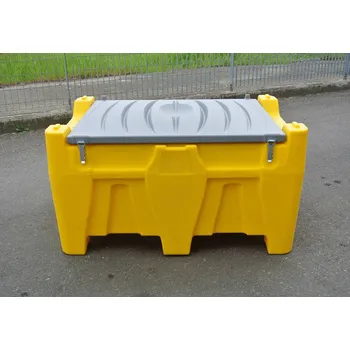 Palivová nádrž Mobilní čerpací zařízení na naftu, 440 litrů, čerpadlo 24 V s vysokým průtokem, s víkem